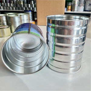 Latas Redondas de Hojalata para Alimentos: Miel, Leche en Polvo, Tomates y Palomitas - Lata Vacía con Anillo de Apertura y Acabado Lacado - Product Image 3