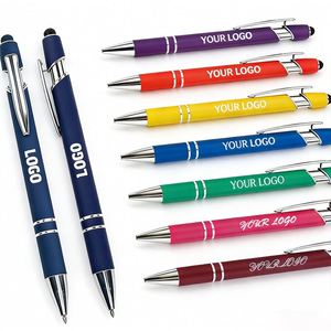 Bolígrafo Promocional al por Mayor con Logotipo Personalizado, Bolígrafo de Lujo Gris de 1.0 mm para Negocios, Regalo Publicitario con Grabado Láser - Product Image 1