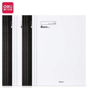 Deli FA440 A4 breve cucito quaderno 40 fogli libro minuto Per la riunione di <span class=keywords><strong>classe</strong></span> nero bianco 120 pezzi Per cartone Set Per i regali degli studenti - Product Image 6