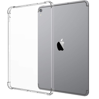 Casing bening untuk iPad baru 7 8 10.2 5 6 Air 10.9 2 3 4 casing TPU silikon transparan penutup untuk iPad Pro 10.5 ''11'' Mini 2 3 4 5