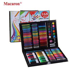 Ensemble d'art pour enfants Macaron 168 pièces, multifonctionnel, fournitures scolaires, dessin, <span class=keywords><strong>crayons</strong></span> de couleur, <span class=keywords><strong>crayons</strong></span> de cire, aquarelle - Product Image 6