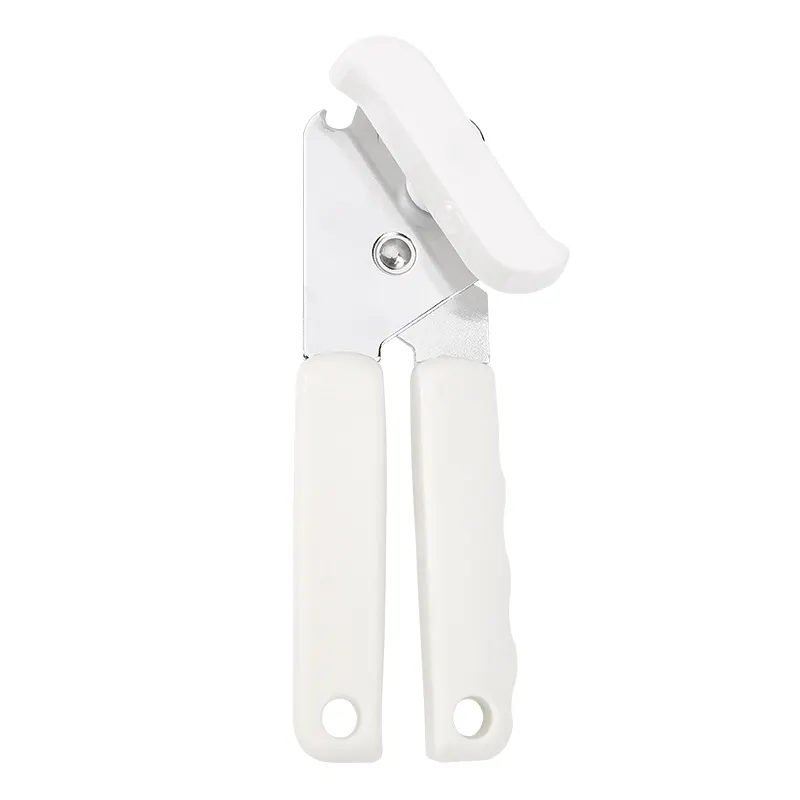 Gadget da cucina in acciaio inossidabile metallo 3 in 1 apribottiglie bianco apribottiglie in plastica