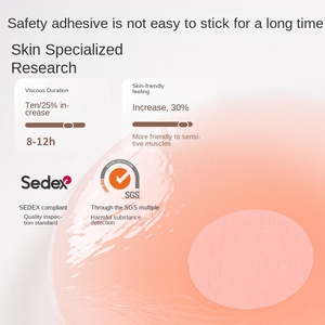 Pegatina de Areola fina antiluz para explosiones transfronterizas, pegatina de silicona para el <span class=keywords><strong>pecho</strong></span>, pezón invisible que no deja marcas - Product Image 3