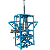 Machine de triplement et de doublement de pneus usagés en caoutchouc