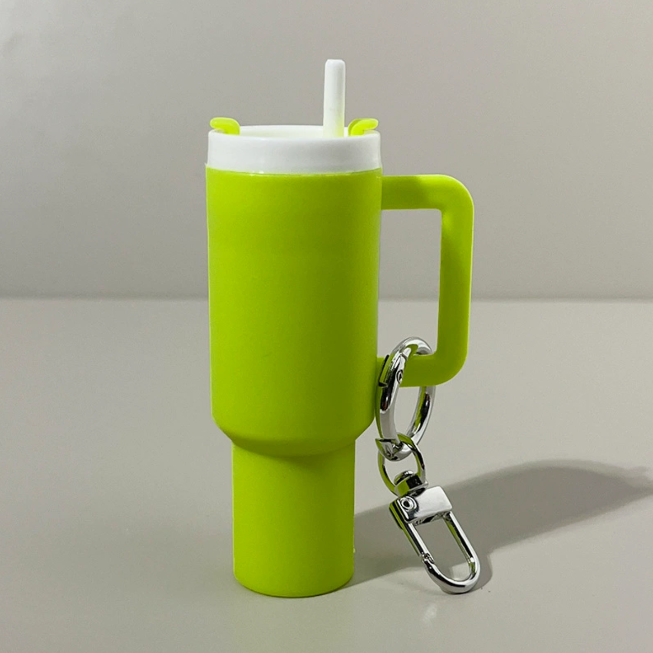 fluorescent green-- Keychain