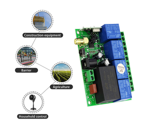 4 kênh Thế Kỷ AOKE dài khoảng cách RF không dây điều khiển từ xa công nghiệp Receiver 433Mhz cửa nhà để xe điện cửa kim loại - Product Image 6