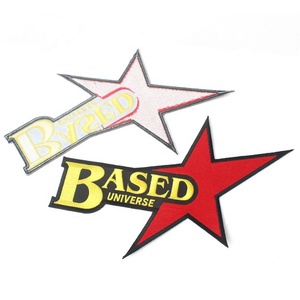 Sắt Trên Hot Cắt Đồng Phục Trường Học Tinh Hoa Parches Tùy Chỉnh Thêu Hình Dạng Ngôi Sao Biểu Tượng Thêu Các Bản Vá Lỗi Cho Mũ - Product Image 6