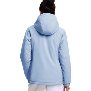 FOXA Women's Waterproof Ski Jacket Fleece Lined Warm Winter Snow Coat Windproof Hooded <b>Raincoat</b> - Product Image 2
