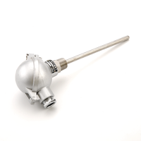 Harga Sensor suhu Rtd Pt1000 selubung Pt100 dengan WZP-230 Thermowell