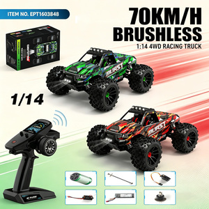 EPT 1:12 Camion RC tout-terrain sans balais - 70KM/H Haute vitesse 4x4 Voiture de course entièrement proportionnelle Modèles de véhicules de loisir de qualité professionnelle - Product Image 5