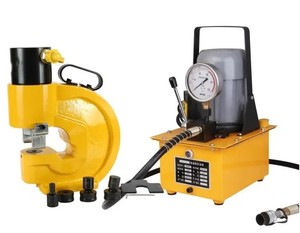 Split Hydraulic Steel Iron Sheet Hole Punching Drilling <b>Machine</b> Hydraulic Punching Drill - Product Image 2