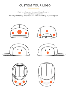 Gorra <span class=keywords><strong>de</strong></span> Correr <span class=keywords><strong>de</strong></span> 5 Paneles Personalizada al por Mayor, Gorra <span class=keywords><strong>de</strong></span> Campamento con Impresión Completa, Orificios Cortados con Láser, Visera Plana, Parche Bordado, Hebilla, Secado Rápido - Product Image 6