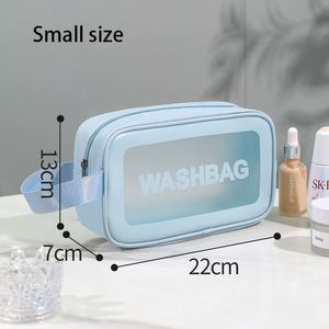 2026 New Waterproof Dry-wet Separation Cosmetic <b>Bag</b>, Large Capacity Waterproof <b>Toiletry</b> <b>Bag</b>, <b>Travel</b> Portable Frosted Cosmetic... - Product Image 4