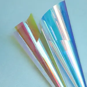 Rainbow Window Tinting Film Decorative Films For Glass Dichroic Film