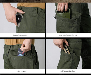 Camouflage Tactical Uniform <strong>Set</strong> with TC65/35 Ripstop Fabric for Hiking, Training, Outdoor Sports and Work - Product Image 6