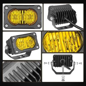 Nuevas Luces LED Cúbicas y Tipo <span class=keywords><strong>Pod</strong></span> de 40W y 3 Pulgadas, Haz de Luz Amplio, Todoterreno, Impermeables IP67, Luces Auxiliares de Conducción para Camioneta UTV - Product Image 4