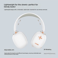 Auriculares Inalámbricos Personalizados B300 V5.3 ANC IPX6 Resistentes al Agua con Iluminación RGB, Tipo Over-Ear, Tipo-C, Bluetooth, para Deportes, Aviación, Viajes, con Bajos