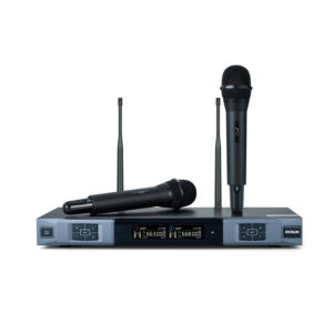 Idosun <span class=keywords><strong>AD700</strong></span> - Juego de Micrófonos Inalámbricos Digitales Ligeros para Karaoke, Micrófono Dinámico de Mano con Cancelación de Ruido, Aleación de Zinc, XLR de 6,3 mm - Product Image 6