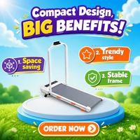 Máquina Eléctrica Inteligente para Caminar y Quemar Grasa en Casa, Caminadora Plegable Multicolor, Velocidad Ajustable, Programa de Absorción de Impactos