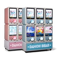 Machine Gacha Électrique d'Intérieur à Monnayeur pour Distribuer des Jouets en Capsule et des Jeux – Petite Machine Distributrice Gacha