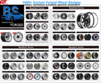 Jantes forgées Beadlock noires usinées sur mesure 15 17 18 pouces 5x114.3 5x120 pour course de dragster, jantes en alliage pour SRT8 Hellcat SS C5 C6