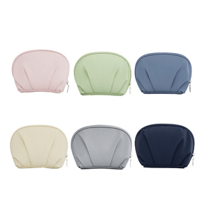 Bolsa de Maquillaje Personalizada Qetesh con Forma de Concha, Ligera, Portátil, para <span class=keywords><strong>Viajes</strong></span>, Cosméticos y Artículos de Aseo, con Divisores para Uso Diario - Product Image 2