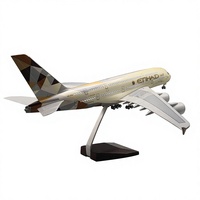 Modèle en résine d'avion Airbus A380 Thai Airlines, échelle 1/160, moteurs moulés sous pression, cadeau d'affaires, art populaire, réaliste