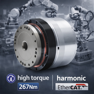ชุดขับเคลื่อนแรงบิดสูง 267 นิวตันเมตร พร้อมระบบ EtherCAT ตัวกระตุ้นแบบรวมมอเตอร์ - Product Image 1