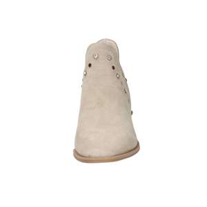 Bottines pour femmes Carmela, beige, talon de 5 cm, taille 37, en daim avec détails cloutés - Product Image 3