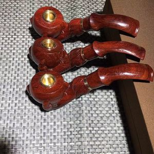 <span class=keywords><strong>Pipa</strong></span> de tabaco seca de madera con diseño de garra de dragón de doble propósito tradicional antiguo conjunto de técnicas de laca - Product Image 4