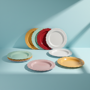 Assiettes jetables en plastique PP de qualité supérieure, rondes, robustes, designs personnalisés disponibles, vaisselle casher, grandes et petites tailles - Product Image 6