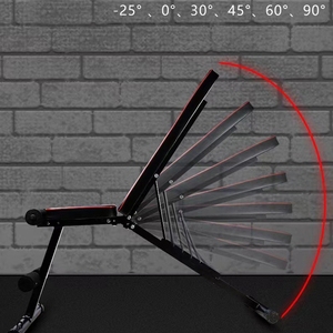 <span class=keywords><strong>Banc</strong></span> <span class=keywords><strong>de</strong></span> <span class=keywords><strong>musculation</strong></span> pliable en acier réglable avec inclinaison/declinaison pour la <span class=keywords><strong>musculation</strong></span> et l'entraînement avec poids - Product Image 6