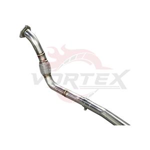 Conjunto de Tuberías de Acero Inoxidable Pulido Vortex para Porsche Macan 2.0T con Silenciadores Dobles y Salidas Cuádruples de Fibra de Carbono - Product Image 5