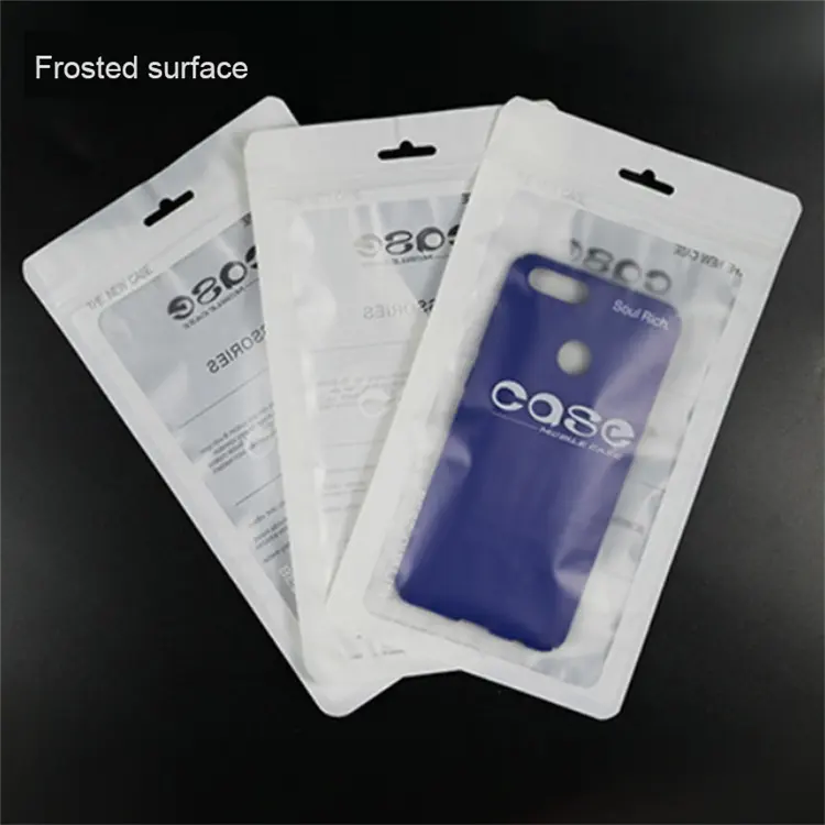 Fabriek Groothandel Bedrukt Universele Waterdichte 4 Side Seal Ziplock Plastic Zak Telefoon Geval Verpakking Voor Iphone 13
