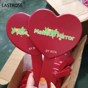 Specchio Portatile a Forma di Cuore con Strass, Specchio per Trucco con Etichetta Privata, Specchio Cosmetico all'Ingrosso - Product Image 6