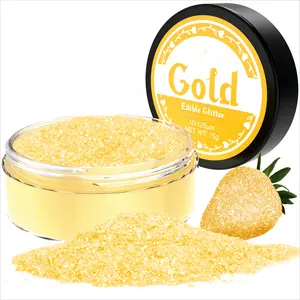 Vegan Food Grade Edible Glitter For Drinks Shimmering Powder Food Coloring For Cake Decorating