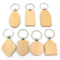 Llavero personalizado de madera de alta calidad, soporte de Metal para llaves, regalo de promoción para la venta
