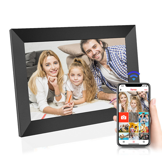 Factory Wholesale Digital Photo Frame Smart WiFi 7/8/10/10.1 Inch LCD Display IPS Screen Acrylic US Clock Video Playback