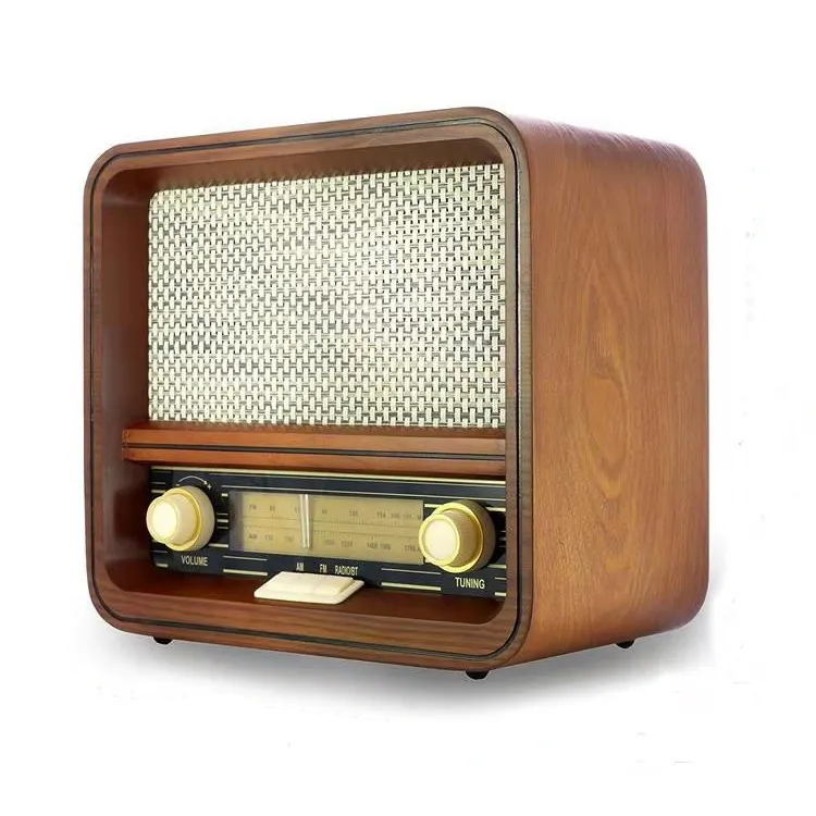 Antique FM Radio Wooden Cabinet