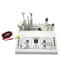 Machine faciale galvanique multifonctionnelle 9 en 1 par dermabrasion au diamant à haute fréquence pour les soins du visage