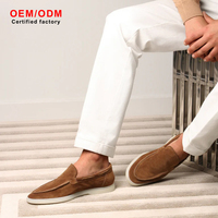 Elegante Herren-Formelle Slipper Premium Kaschmir Echtleder Slip-on Business Büro Anzugschuhe Klassische Hochzeit Party Freizeitschuhe