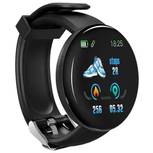 Smartwatch ce fc resistente à pressão sanguínea, venda quente, d18s, macaron d18, smartwatch, relógio inteligente, redondo, fitness, monitoramento de sono