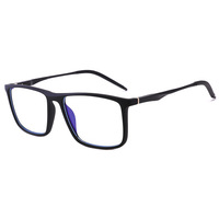 Gafas de Computadora Ultraligeras de Moda 2026 con Logotipo Personalizado, Monturas Cuadradas con Bisagras de Resorte TR90, Anti Luz Azul, para Hombre y Mujer