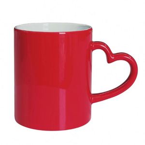 Mug en céramique GlazeKing changeant de couleur, blanc, sublimation personnalisée, mug en céramique sensible à la température, mug à café noir changeant de couleur - Product Image 1