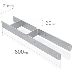 <span class=keywords><strong>Poteau</strong></span> <span class=keywords><strong>H</strong></span>-Anchor Durable 71x60x600mm pour <span class=keywords><strong>poteau</strong></span> carré en bois/<span class=keywords><strong>poteau</strong></span> de clôture - Product Image 5
