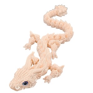 Figura de Juguete de Dragón con Cuernos Blindados, Estatuas con Movimiento Conjunto de 30cm, Versión Coreana, Papel Impreso en 3D Creativo, Regalo Unisex - Product Image 3
