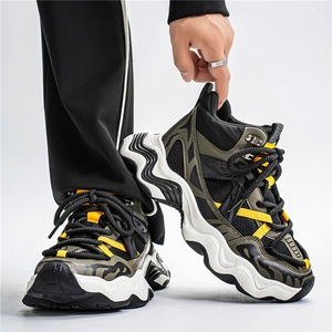 Chaussures de sport tendance pour hommes, style automne-hiver, tendance indie, jeunesse, semelle épaisse, décontractées, pour hommes - Product Image 3
