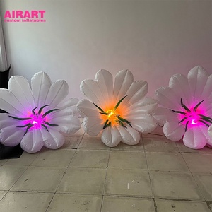 Flores Inflables LED para Decoración de Interiores, Decoraciones de Flores Inflables con Efecto de Respiración para Exhibición - Product Image 1