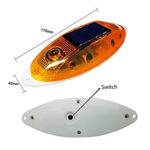 Lampada Segnaletica LED Compatta a Energia Solare, Luce Lampeggiante ad Alta Visibilità per Marcatura di Aree Esterne - Product Image 3