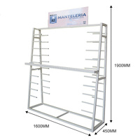 Porte-tapis blanc Double face personnalisable, pour nappe coulissante, support pour tapis, 45 pièces